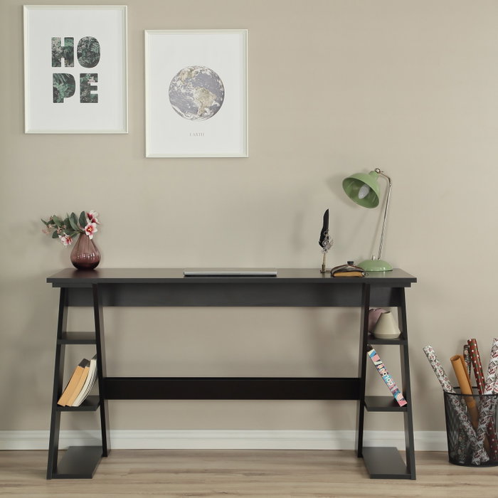 Hanah Home Lungo - Escritorio de estudio Negro